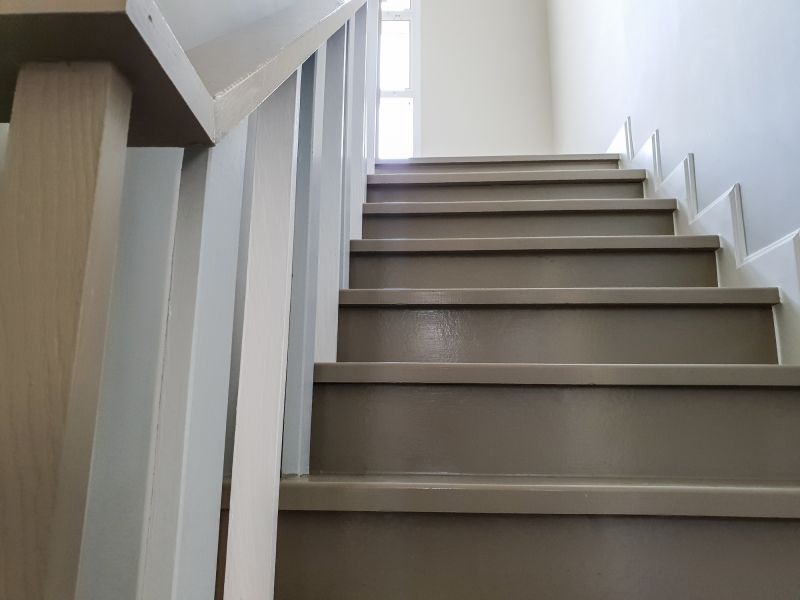 Wooden Stairs Painting